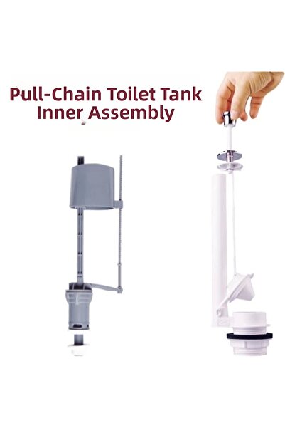 lowell home Set interior pentru rezervor cu sifon pentru toaletă, ceramică cu...