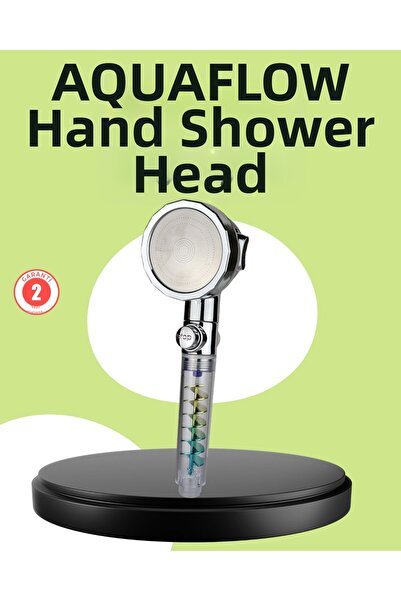 lowell home Pressurized Handheld Shower Head – Rotating Impeller, Stunning Ra...