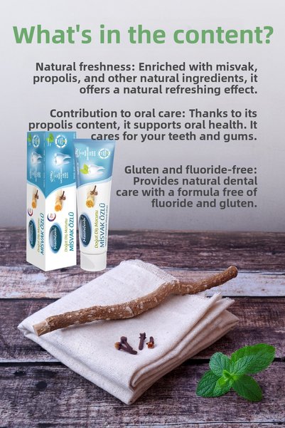 Mecitefendi Natural Miswak Extract Herbal Toothpaste 75 ml