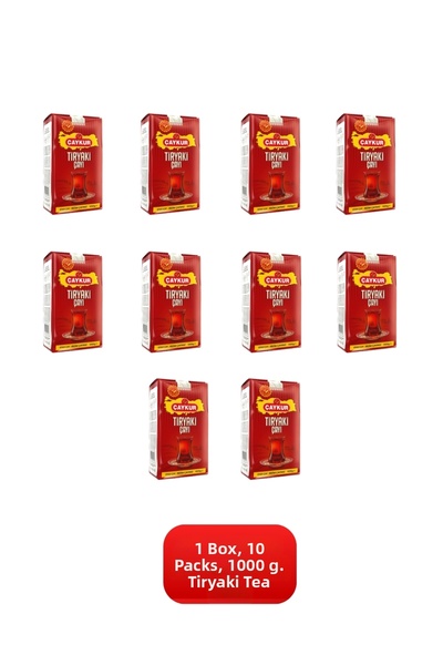 Çaykur Tiryaki Tea 1000 Gr. 10-Piece Box
