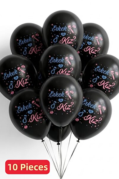 Baloncu Dede 10 bucăți baloane cu scris pentru fetiță sau băiețel, baloane pentru revelarea sexului, pentru baby shower, pentru petrecerea de revelare a sexului