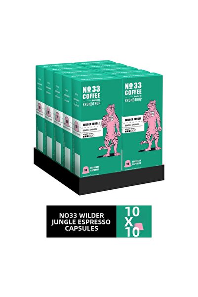 NO33 No 33 Espresso Wilder Jungle Capsule 55 Gr X 10 Pieces