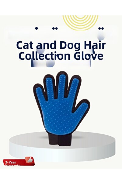 Epilons Soft silicone cat and dog hair collection glove - massage effect anti...