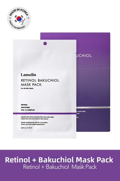 Lamelin قناع العناية المركزة الذي يحتوي على الريتينول والباكوشيول قناع الريتي...