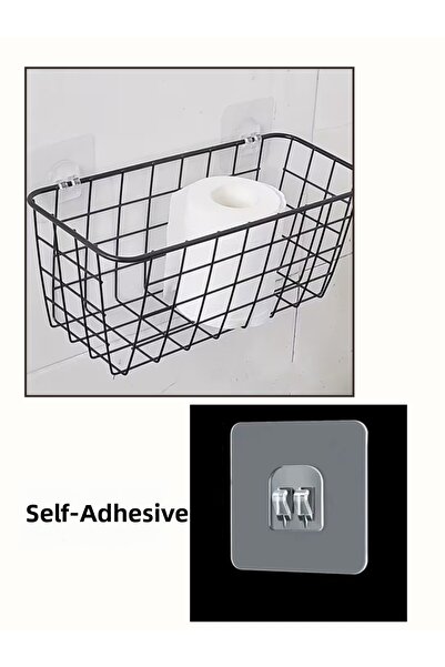 HCB EV AKSESUARLARI Self-Adhesive Wall and Tile Mounting Hook (10 Pcs)