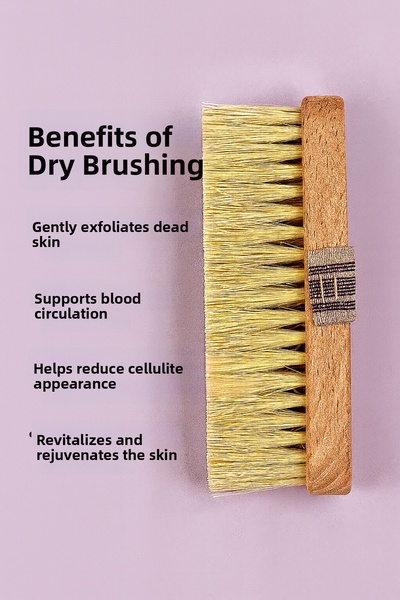 Efsoon Organics فرشاة الدش، فرشاة الجسم، فرشاة السيلوليت ذات الشعيرات الصلبة،...