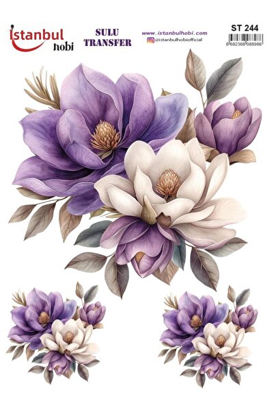 İstanbul Hobi ورق نقل مائي 25×35 سم ST-244