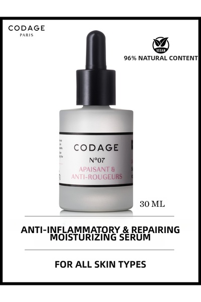 Codage Anti-Redness Skin Repairing and Renewing Serum N ° 07 Face Serum 30ml
