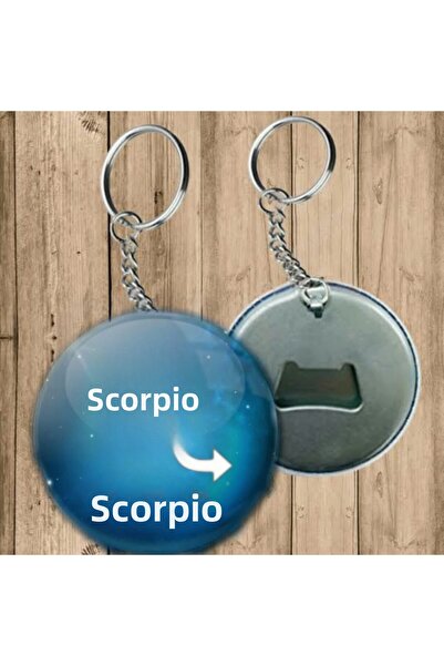 Özcan Tasarım سلسلة مفاتيح برج العقرب - سلسلة مفاتيح مع فتاحة