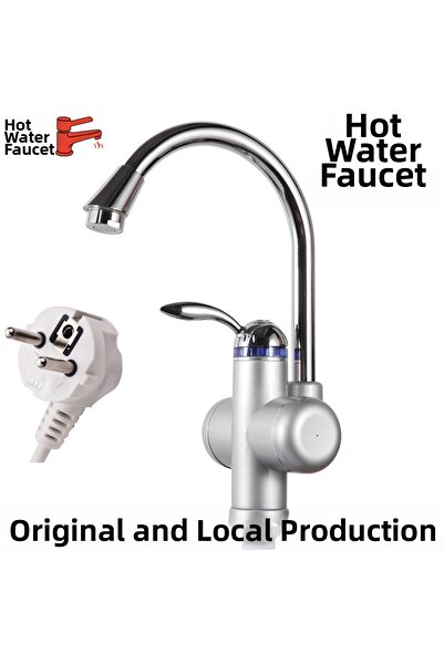 Sıcak Musluk سخان مياه كهربائي فوري، صنبور سخان مياه حراري مثبت على الحوض