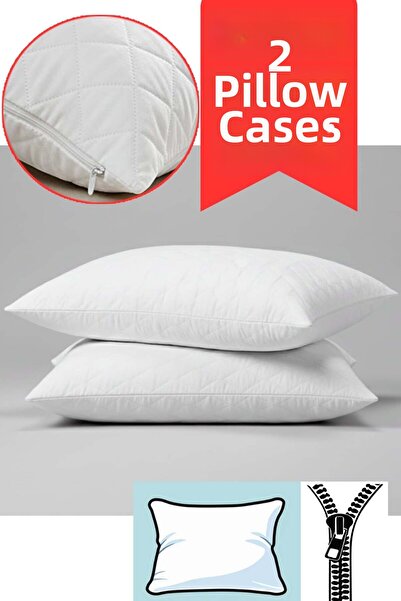 Dantelux 2 bucăți de perne matlasate cu fermoar (50x70 cm)