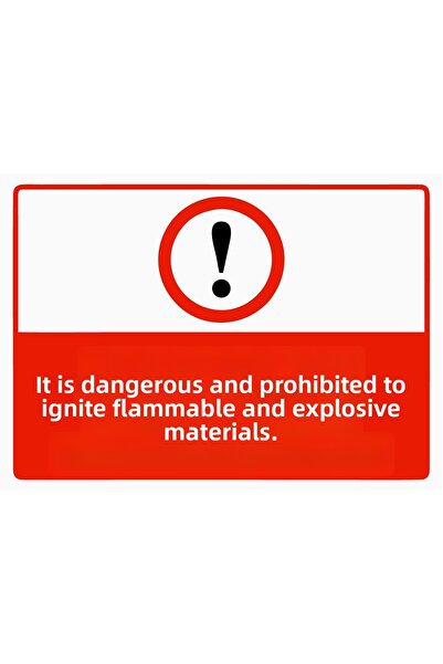 ZiPrinter Warning Sign for Welding Dangerous Materials Next to Flammable and ...