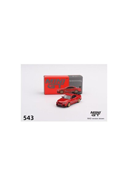 mini gt 543 Nissan Gt-R (R34) Tommykaira R-Z Red 1/64 Model Car