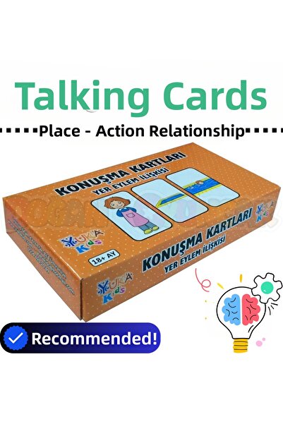 Doğan Oyuncak Dünyası بطاقات التحدث الأصلية - العلاقة بين الموقع والفعل - بطا...