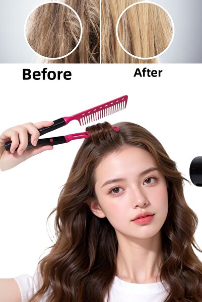 homika dekorasyon Hair Dry Brush Apieu Easy Hair Dry Brush Blow-Dry Comb That...