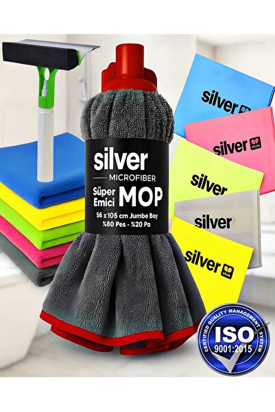 SİLVER HOME 12'Li Mikrofiber Temizlik Seti, Ultra Emici, Yumuşak, İz Bırakmaz...