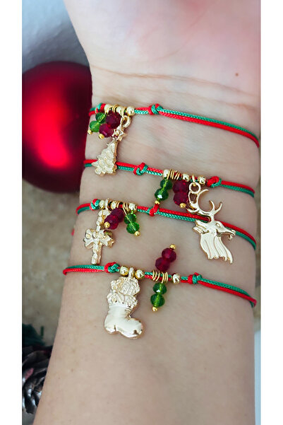 By Song Aksesuar 4 New Year Bracelets, Christmas Bracelets
