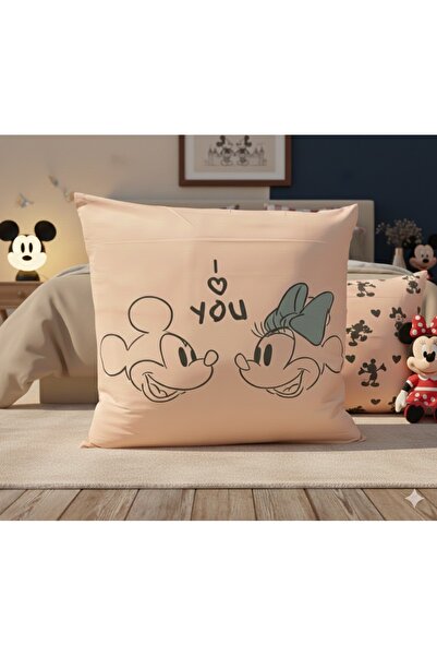 Taç Disney Міккі Маус і Мінні Маус з принтом, 100% бавовна, декоративні навол...