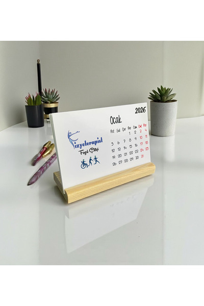 Hediyelen 2026 Fizyoterapist Masa Takvimi