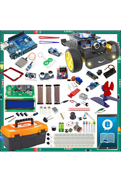 Prtp-Prototip Elektronik & Hobi Arduino Başlangıç Seti Uno R3 Ch340 -turbo Bl...