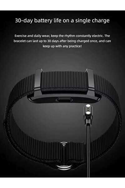Generic Smart wearable bracelet for tracking health and fitness, sweat and rain resistant