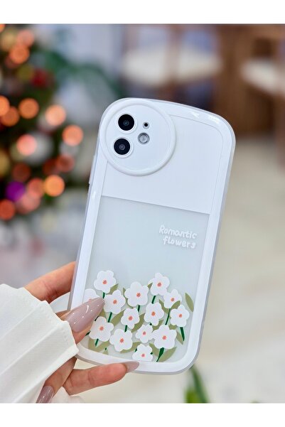 Go Aksesuar Iphone 11 Uyumlu Romantic Flowers Desenli Kılıf