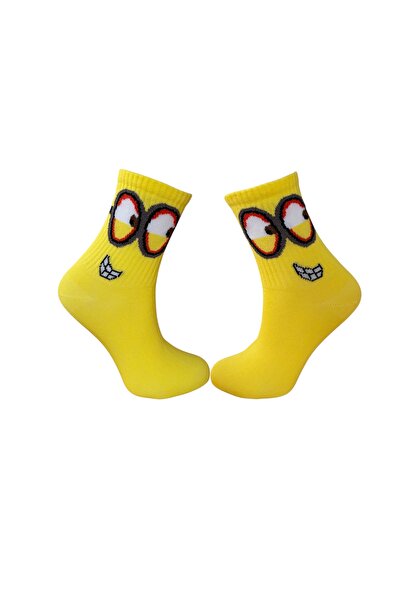 AL Bİ 90LIK جوارب قطنية منقوشة بشخصيات مينيون راش