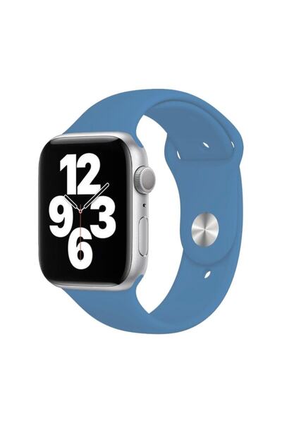 Quse Apple Watch Series 10/11 42mm & 41mm/40mm/38mm ile Uyumlu Silikon Kordon...