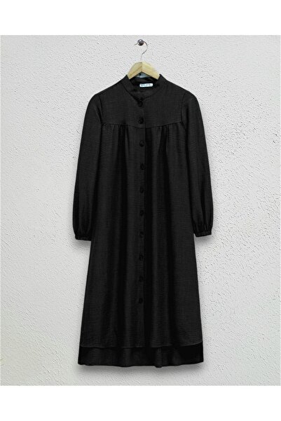 Modamorfo Суддівська туніка з коміром на ґудзиках - чорна