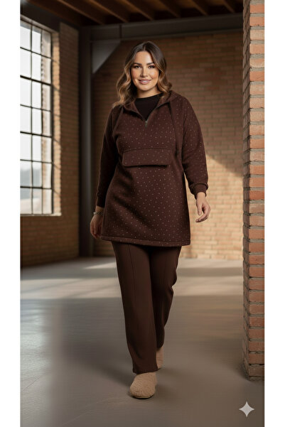 Curly ΣΕΤ ΚΑΦΕ ΜΟΝΤΑΛ ΥΦΑΣΜΑΤΙΚΟ ΠΕΤΡΙΝΟ