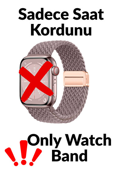 zore حزام ساعة زور KRD-134 مقاس 44 مم بحزام من الحبل الشبكي بتصميم منسوج - أر...