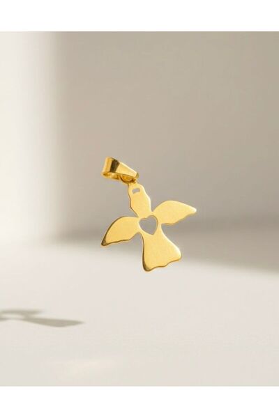 Altıncık 14 Ayar Altın Melek Kolye Ucu