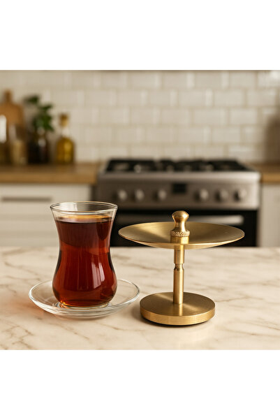 VERRA CONCEPT وعاء زخرفي للمعكرونة والحلويات، صحن تقديم من النحاس مقاس 9×6