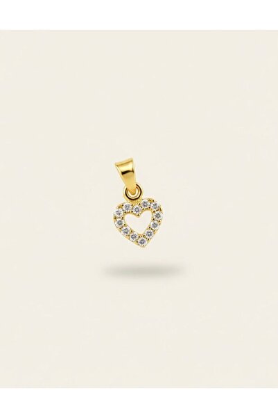 Altıncık 14 Ayar Altın Kalp Kolye Ucu