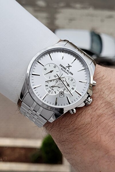 Daniel Klein Silver Renk 24 Ay Garantili Göstergeleri AktifErkek Kol Saati