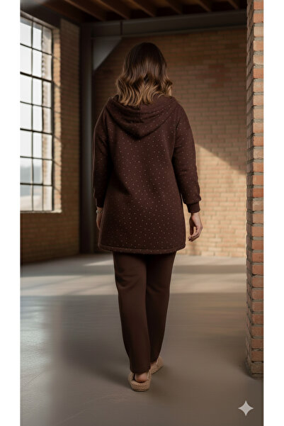 Curly ΣΕΤ ΚΑΦΕ ΜΟΝΤΑΛ ΥΦΑΣΜΑΤΙΚΟ ΠΕΤΡΙΝΟ