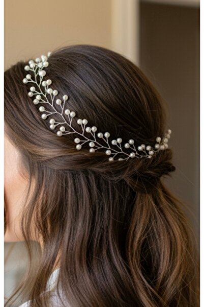 Store Gelin aksesuar özel gün tokası İncili taç