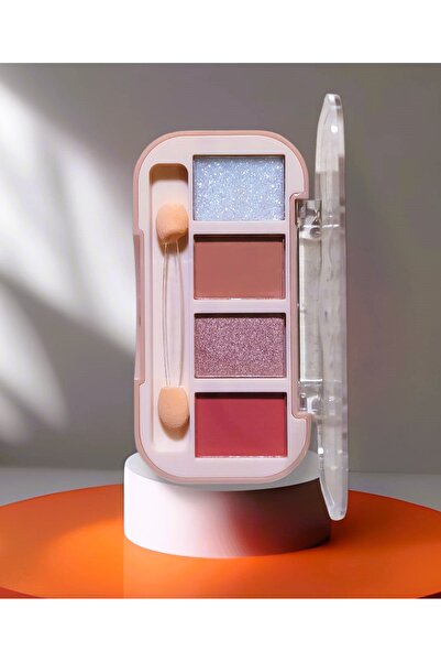 MONİCATİME لوحة ظلال العيون من تشوكو مكونة من 4 قطع