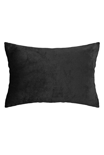 ELITECOMMERCEMARKET Față de pernă din catifea neagră 50x70cm