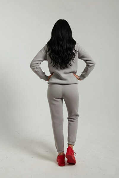 fh fashionhere Women's Hooded Kangaroo Pocket 3 Thread Fleece Inside Soft Tracksuit Set