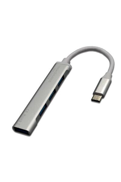 Dexim DHU0003- Elite USB-Typ-c to 4 Port USB-A Hub