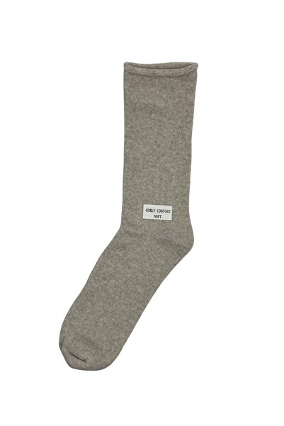 FENRA STUDIO Stretchable Non-Elastic Toe Full Towel Inside Soft Thermal Beige...