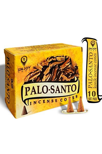 ENJOY SHOP Palo Santo Konik Tütsü Palo Santo Ağaçı Kokulu Tütsü 10 Adet Not: ...