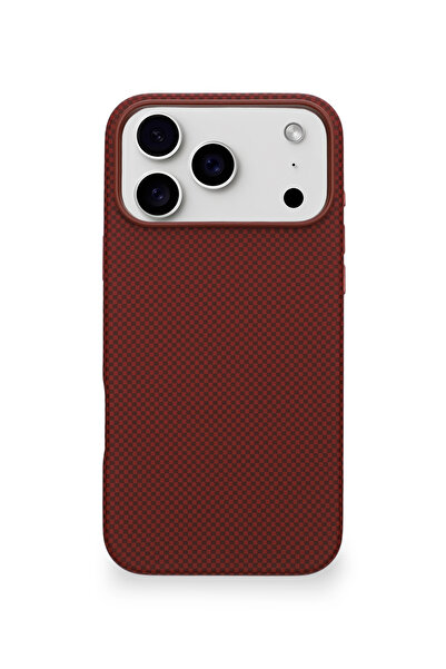 Velvoria جراب آراميد إير ماج سيف لهاتف آيفون 17 برو ماجما ريد