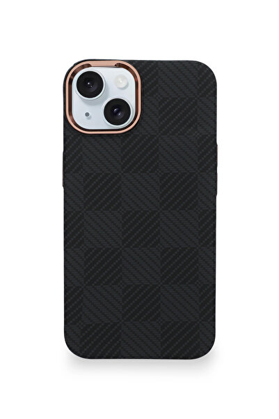 Velvoria حافظة نيو ووفن آيفون 15 جي نايت جريد