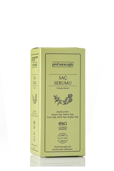 prof saracoğlu Detoks Serisi Saç Serumu Organik Sertifikalı 30 ml
