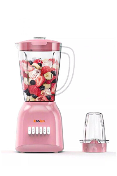 Koolen Colin Electric Blender 350 Watts 2 Speeds 1 Liter with Grinder Pink 80...