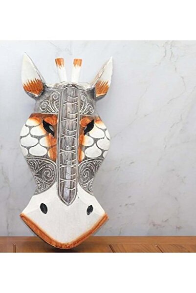 Store Ahşap Duvara Asmalı Maske 50 Cm (1 Adet)