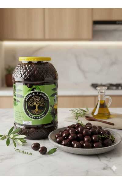 260-280 Kalibre 3 Kg Doğal Siyah Zeytin
