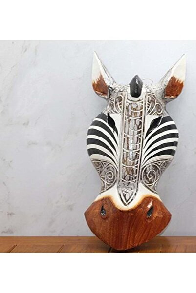 Store Ahşap Duvara Asmalı Maske 50 Cm (1 Adet)